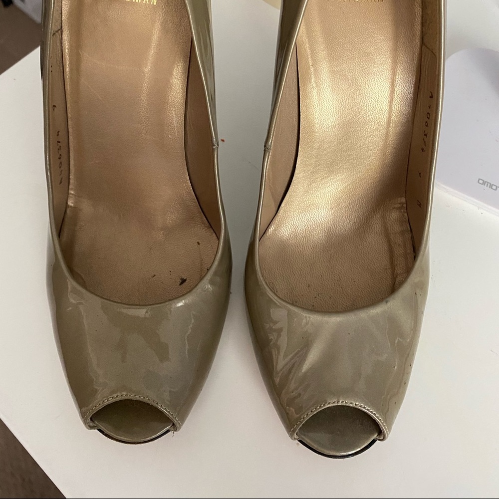 Stuart Weizman patented peep toe
